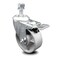 Service Caster Semi Steel Swivel TS Caster w/Roller Bearing-4" Wheel&12MM Stem w/Total Lock BRK SCC-TSTTL20S415-SSR-M1215 - alternate 1